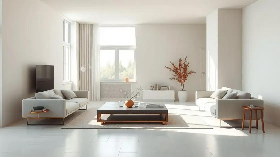 Minimalismo na decoração