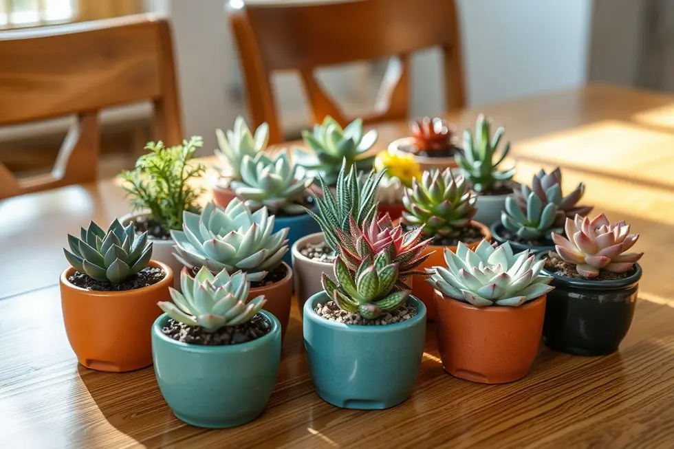 Planta 3 Suculentas- charme e praticidade em pequenos vasos